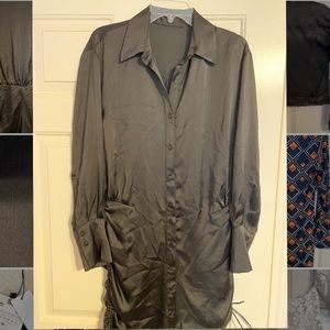 Long Sleeve Tie Dress